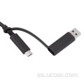 USB C a USB un cable adaptador